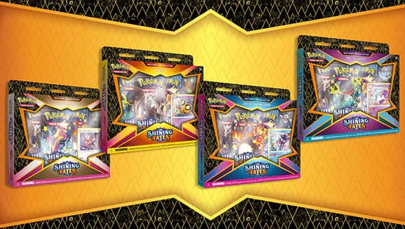 Pokemon TCG: Shining Fates Mad Party Pin Collection