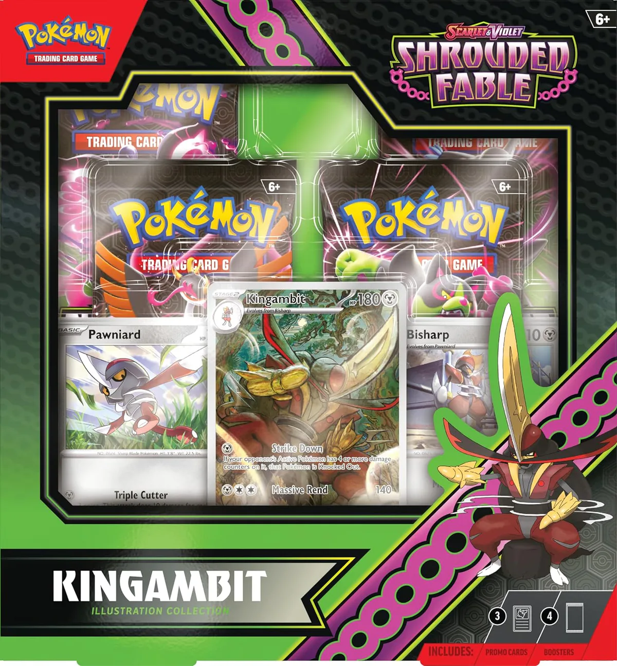Pokemon S&V: Shrouded Fable Kingambit Illustration Rare Box