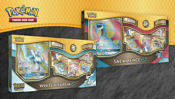 Pokemon TCG: Dragon Majesty Salamence-GX or White Kyurem-GX Special Collection