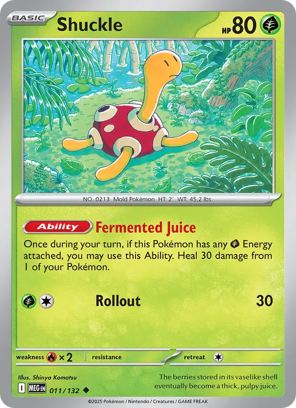 Shuckle 011/132 from Mega Evolution