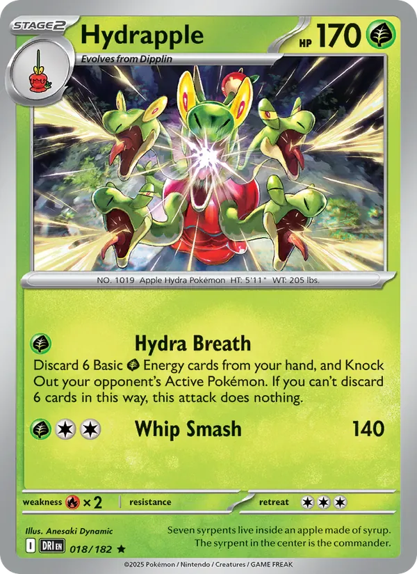 Hydrapple 018/182 from Destined Rivals