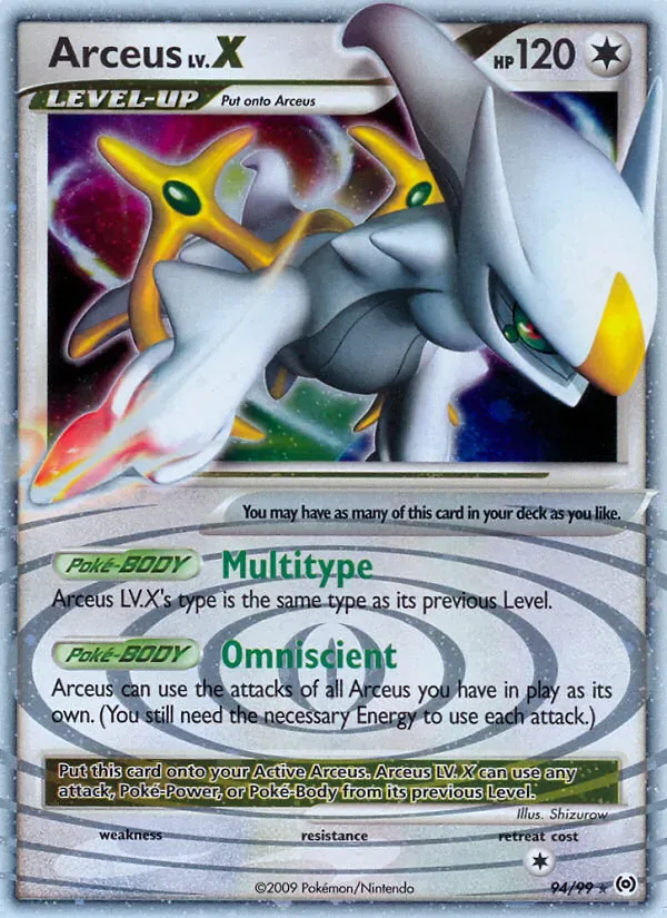 Arceus LV. X 94/99 from Arceus