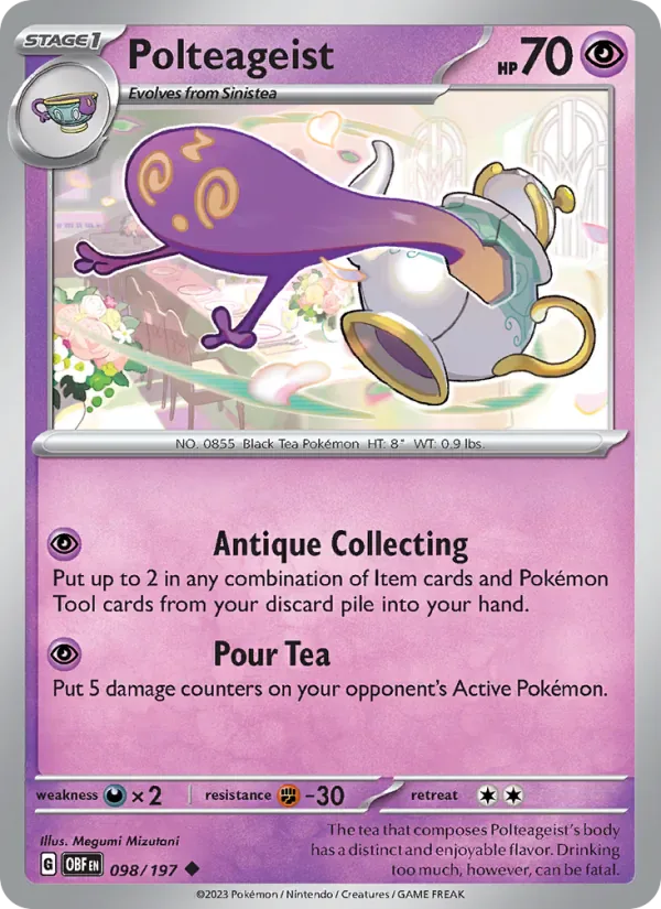 Polteageist 098/197 from Obsidian Flames