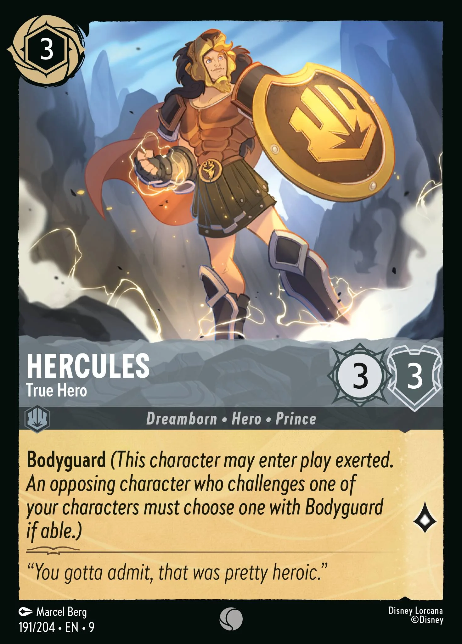 Hercules - True Hero 191/204 from Fabled