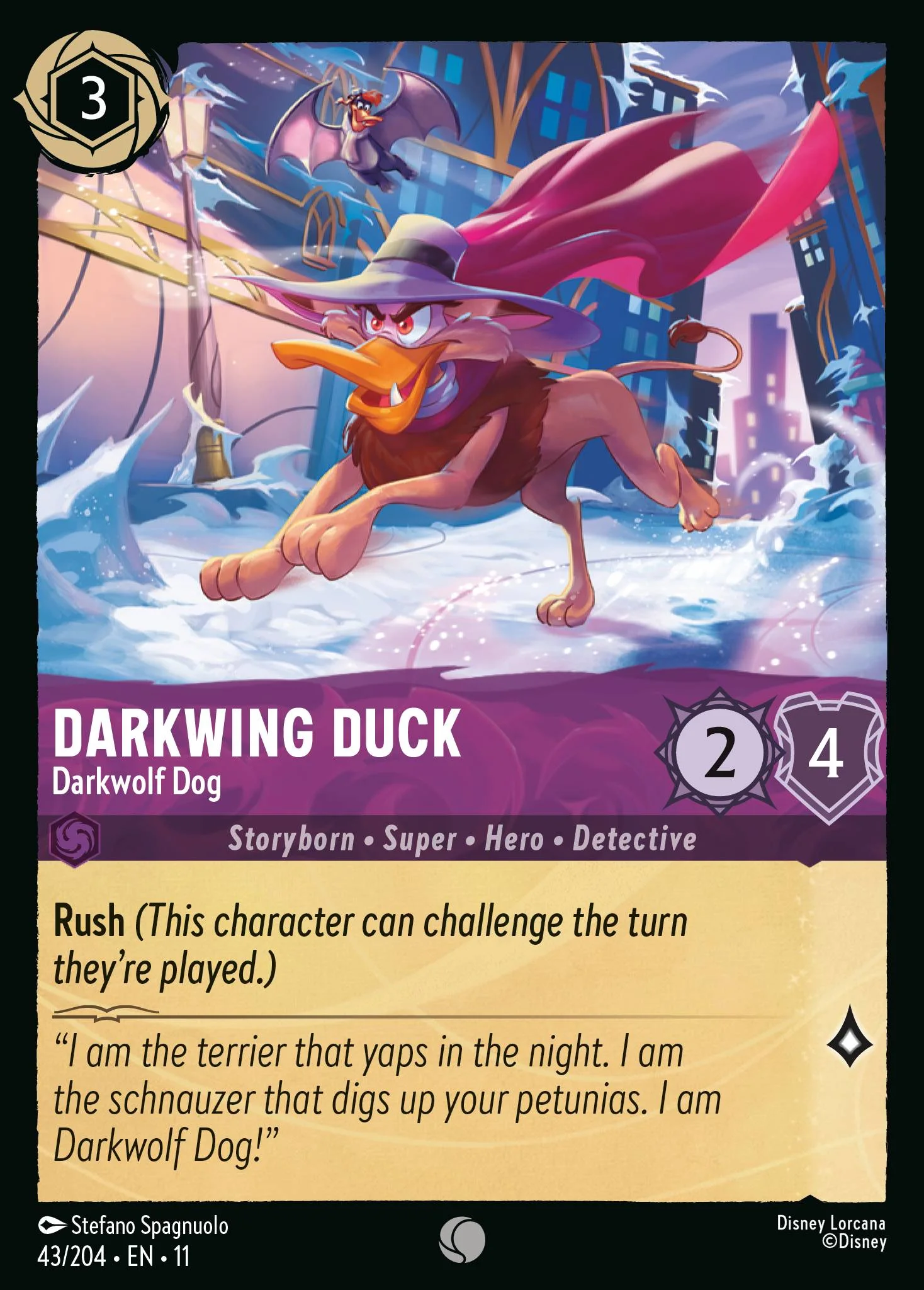 Darkwing Duck - Darkwolf Dog 43/204 from Winterspell