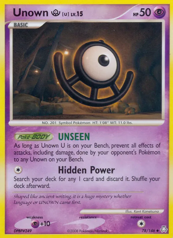 Unown U 78/146 from Legends Awakened