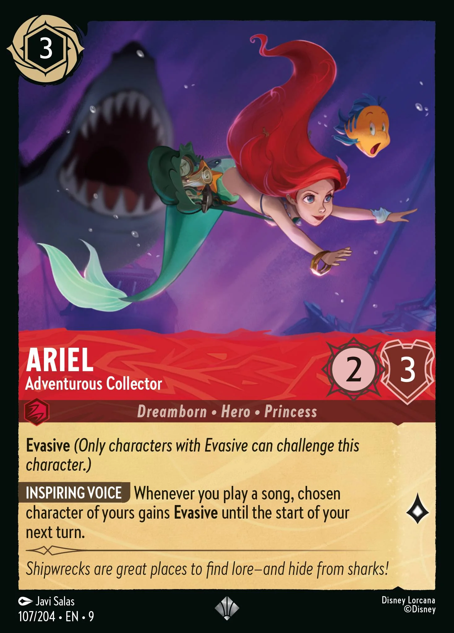 Ariel - Adventurous Collector 107/204 from Fabled