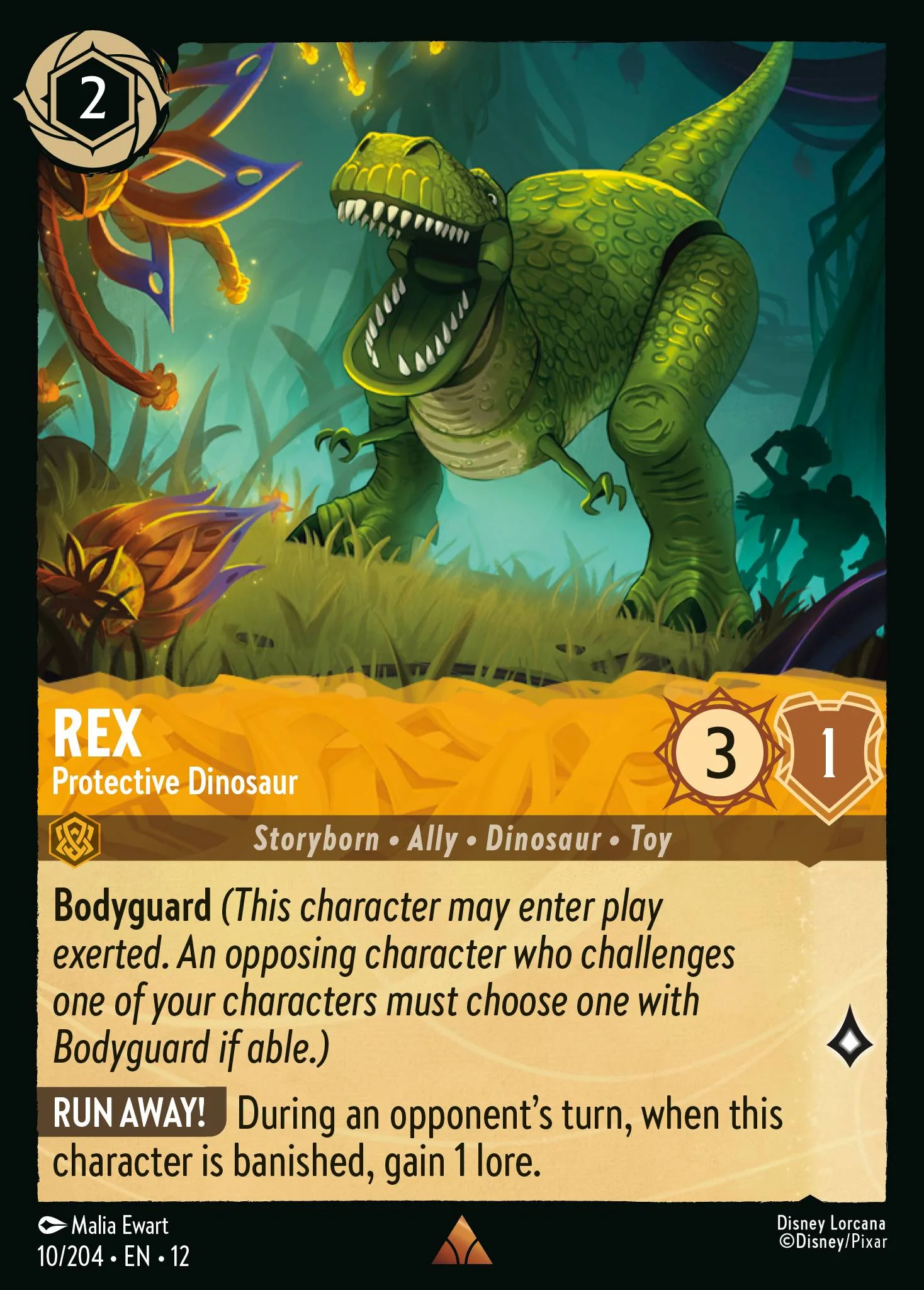 Rex - Protective Dinosaur 10/204 from Wilds Unknown