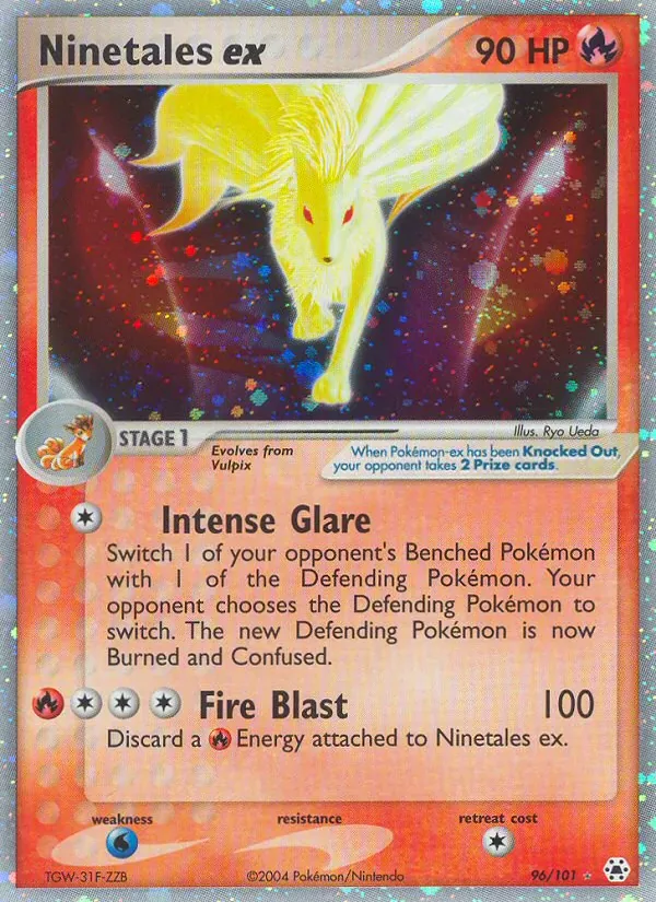 Ninetales ex 96/101 from EX Hidden Legends