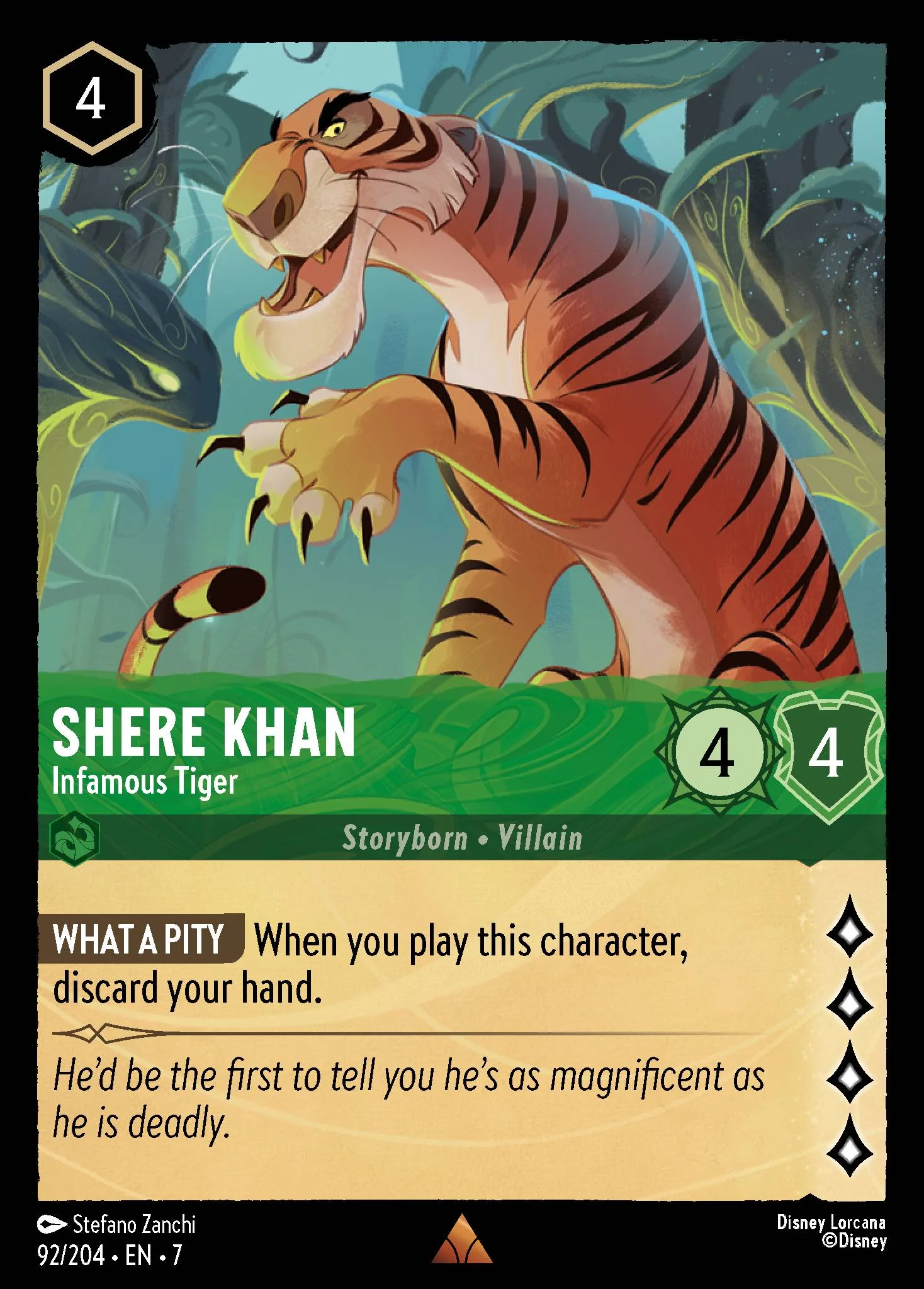 Shere Khan - Infamous Tiger 92/204 from Archazia's Island