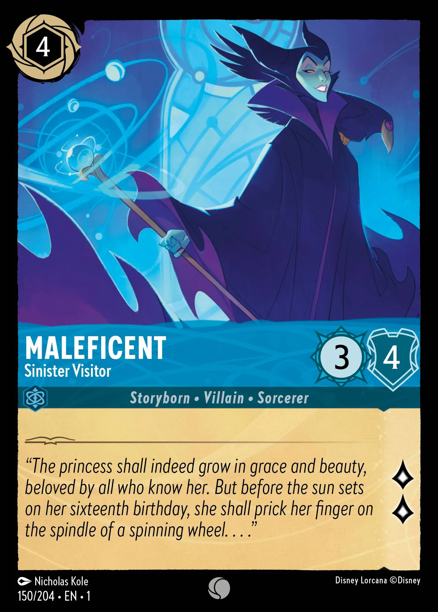 Maleficent - Sinister Visitor 150/204 from The First Chapter