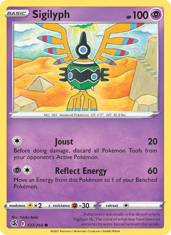 Sigilyph 123/264 from Fusion Strike