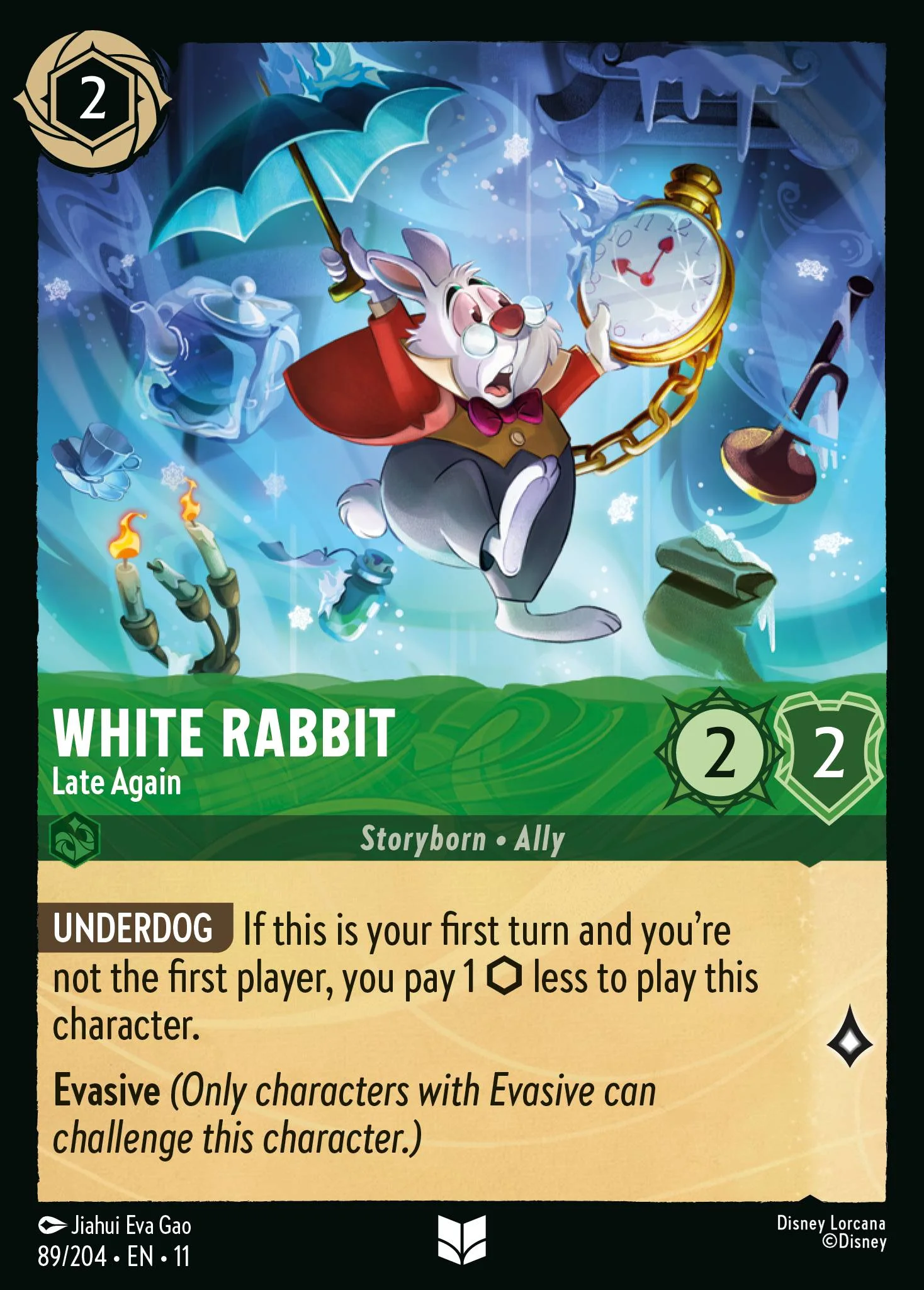 White Rabbit - Late Again 89/204 from Winterspell