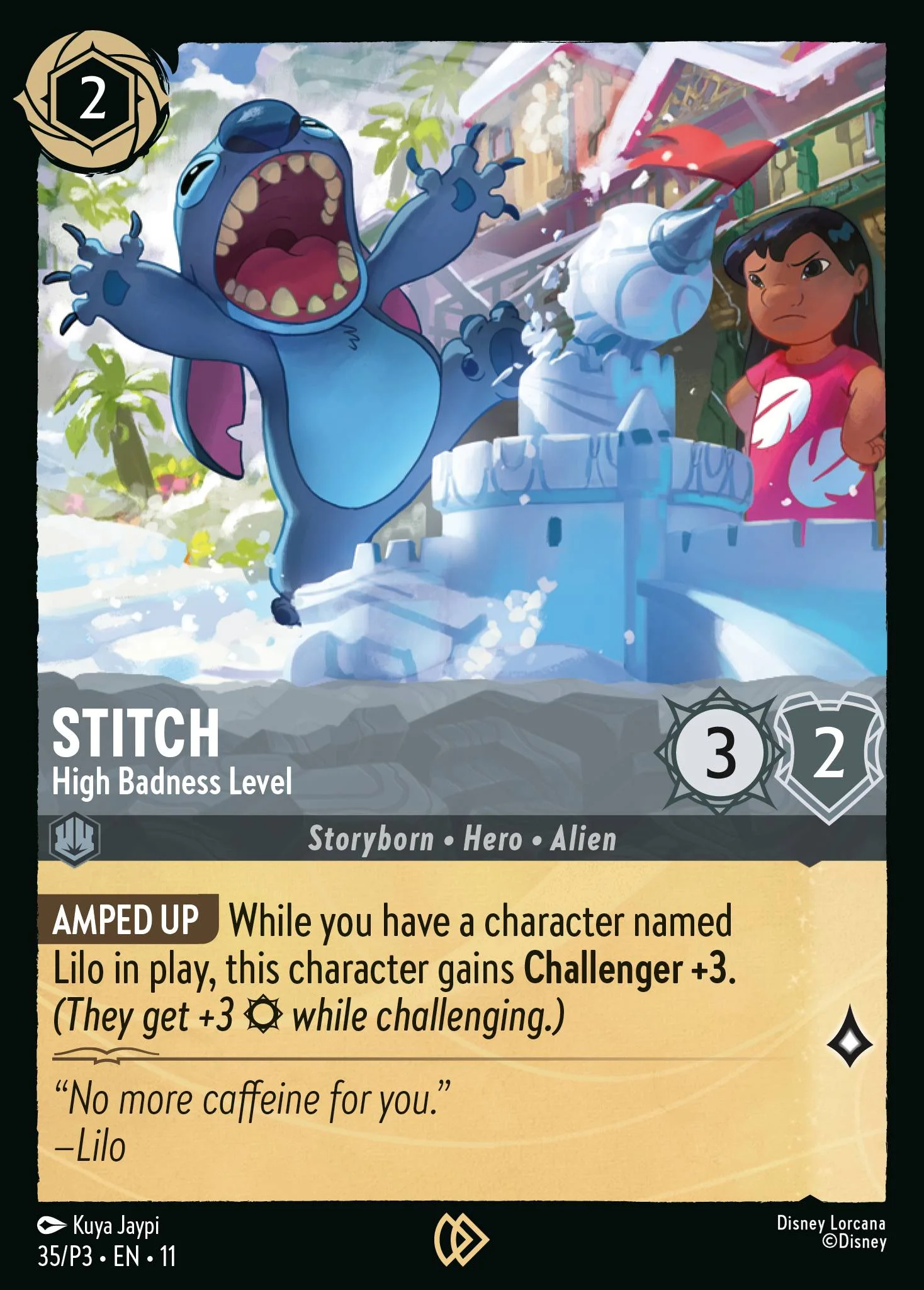 Stitch - High Badness Level 35/P3 from Winterspell
