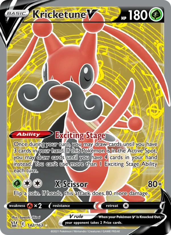 Kricketune V 142/163 from Battle Styles