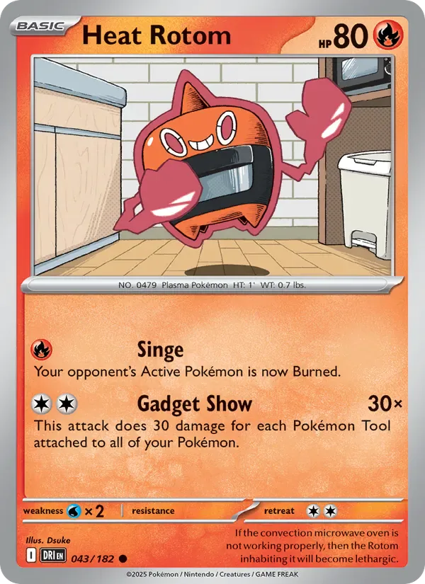 Heat Rotom 043/182 from Destined Rivals