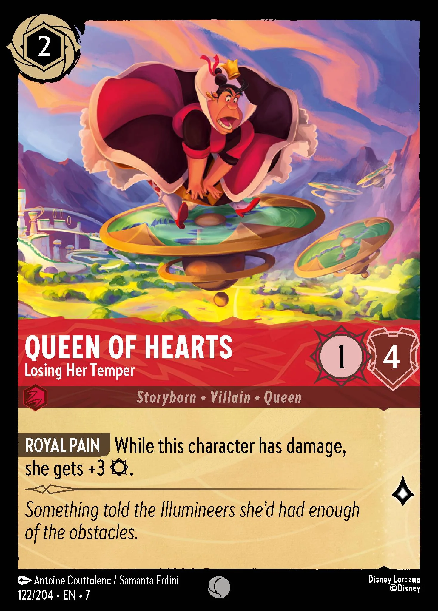 Queen of Hearts - Losing Her Temper 122/204 from Archazia's Island