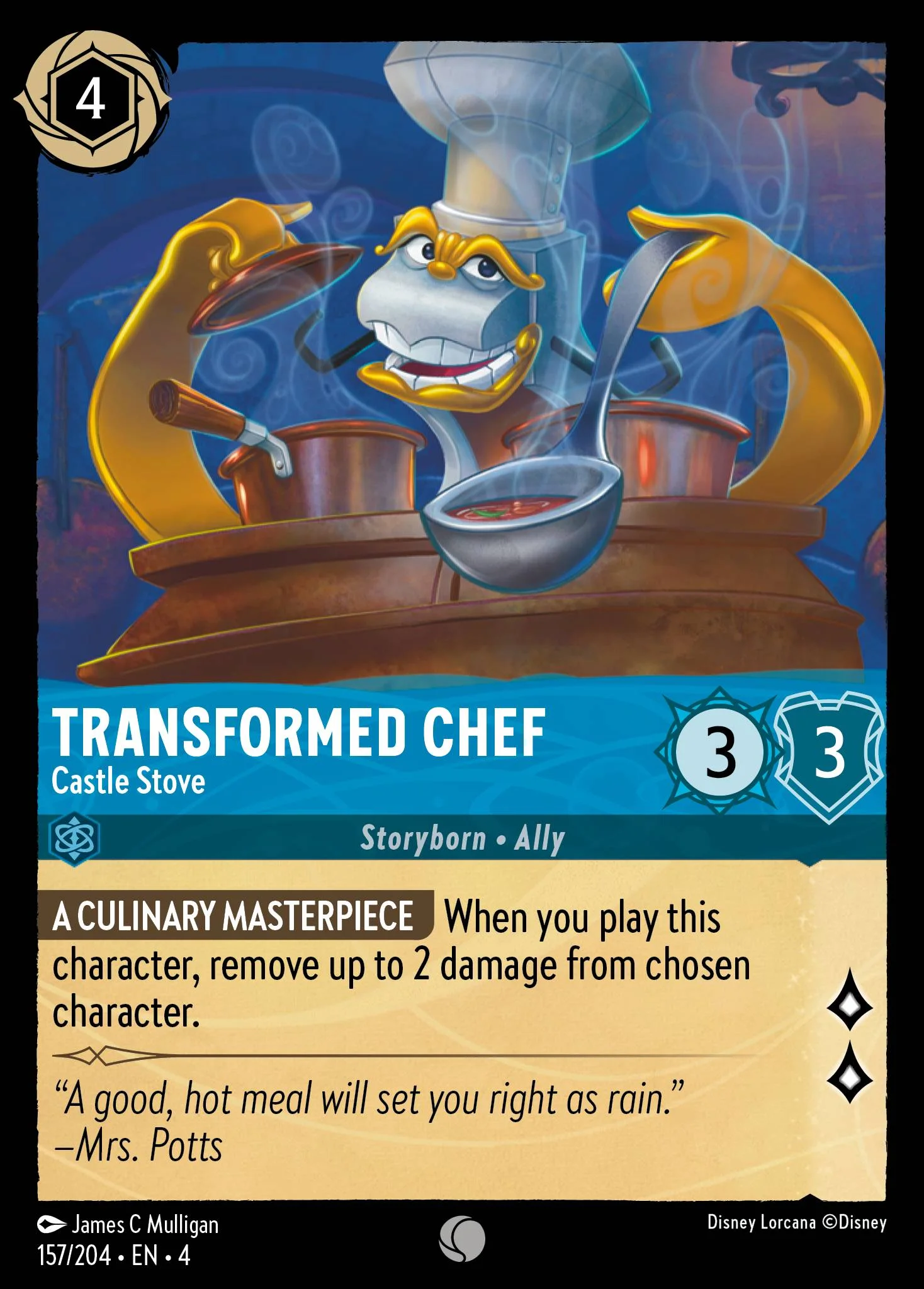 Transformed Chef - Castle Stove 157/204 from Ursula's Return