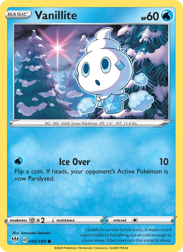Vanillite 45/189 from Darkness Ablaze