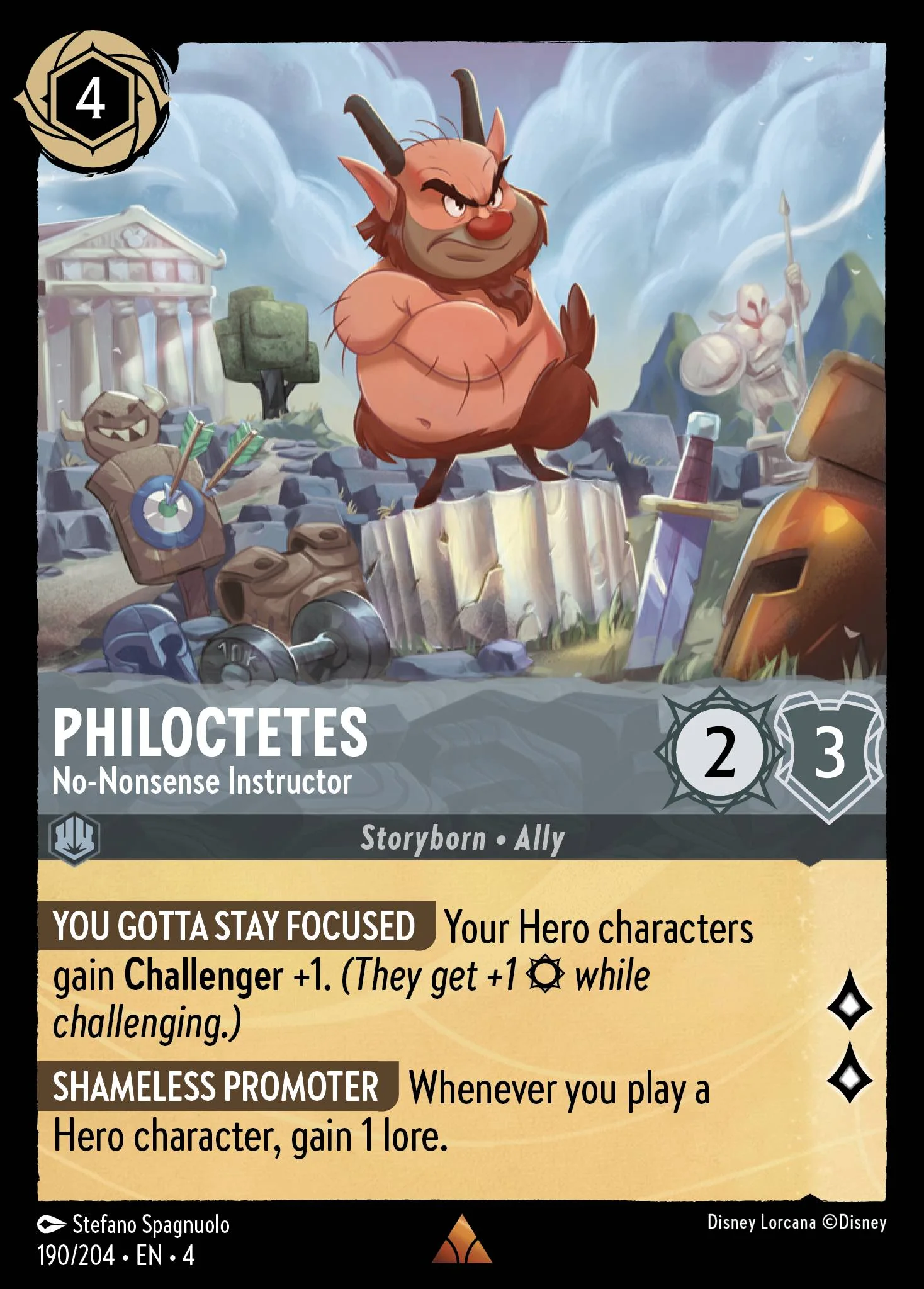 Philoctetes - No-Nonsense Instructor 190/204 from Ursula's Return