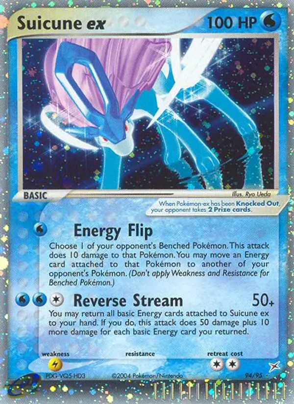 Suicune ex 94/95 from EX Team Magma vs Team Aqua
