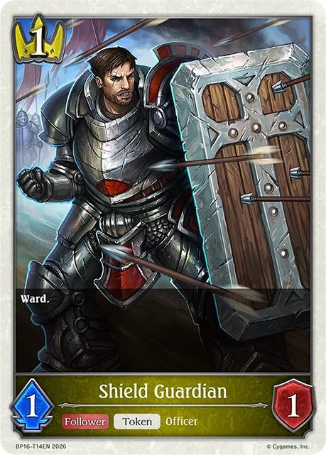 Shield Guardian BP16-T14EN Shadowverse: Evolve card
