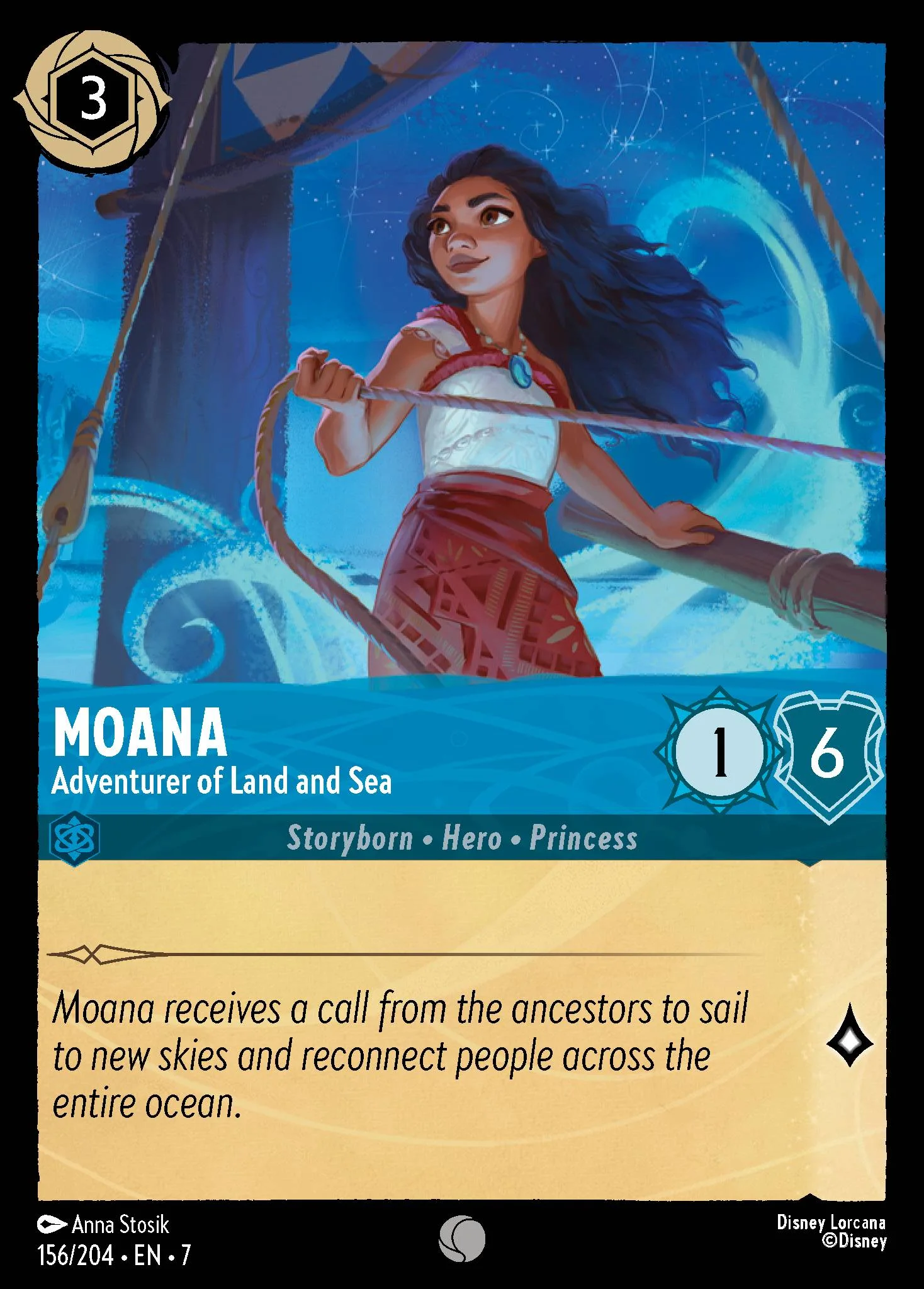 Moana - Adventurer of Land and Sea 156/204 from Archazia's Island