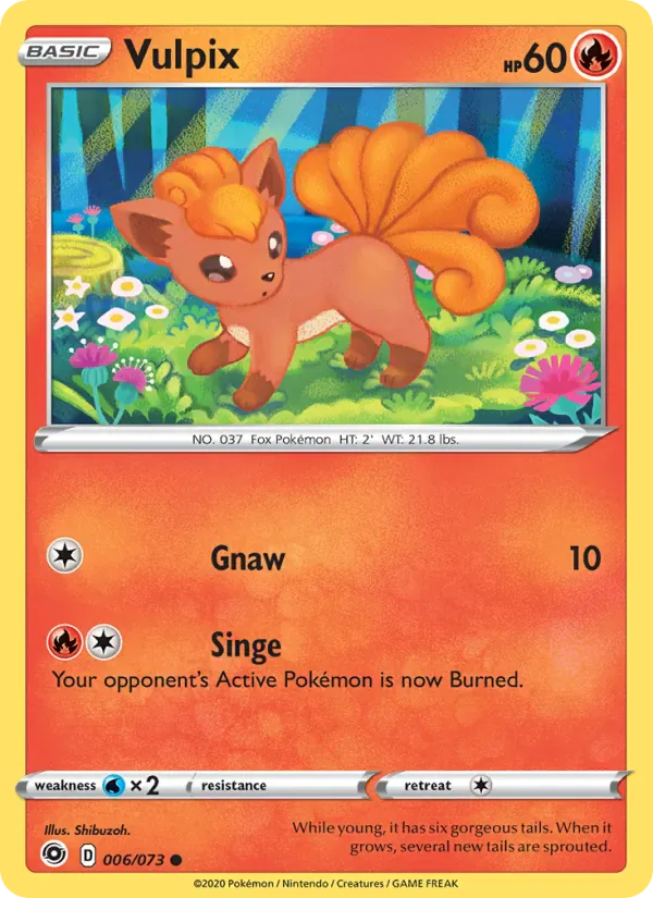Vulpix 6/73 from Champion's Path