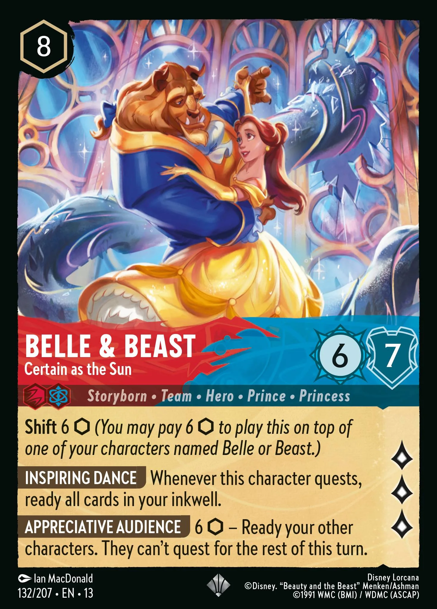 Belle & Beast - Certain as the Sun 132/207 from Attack of the Vine!