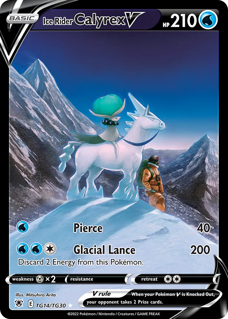 Ice Rider Calyrex V TG14/TG30 from Astral Radiance