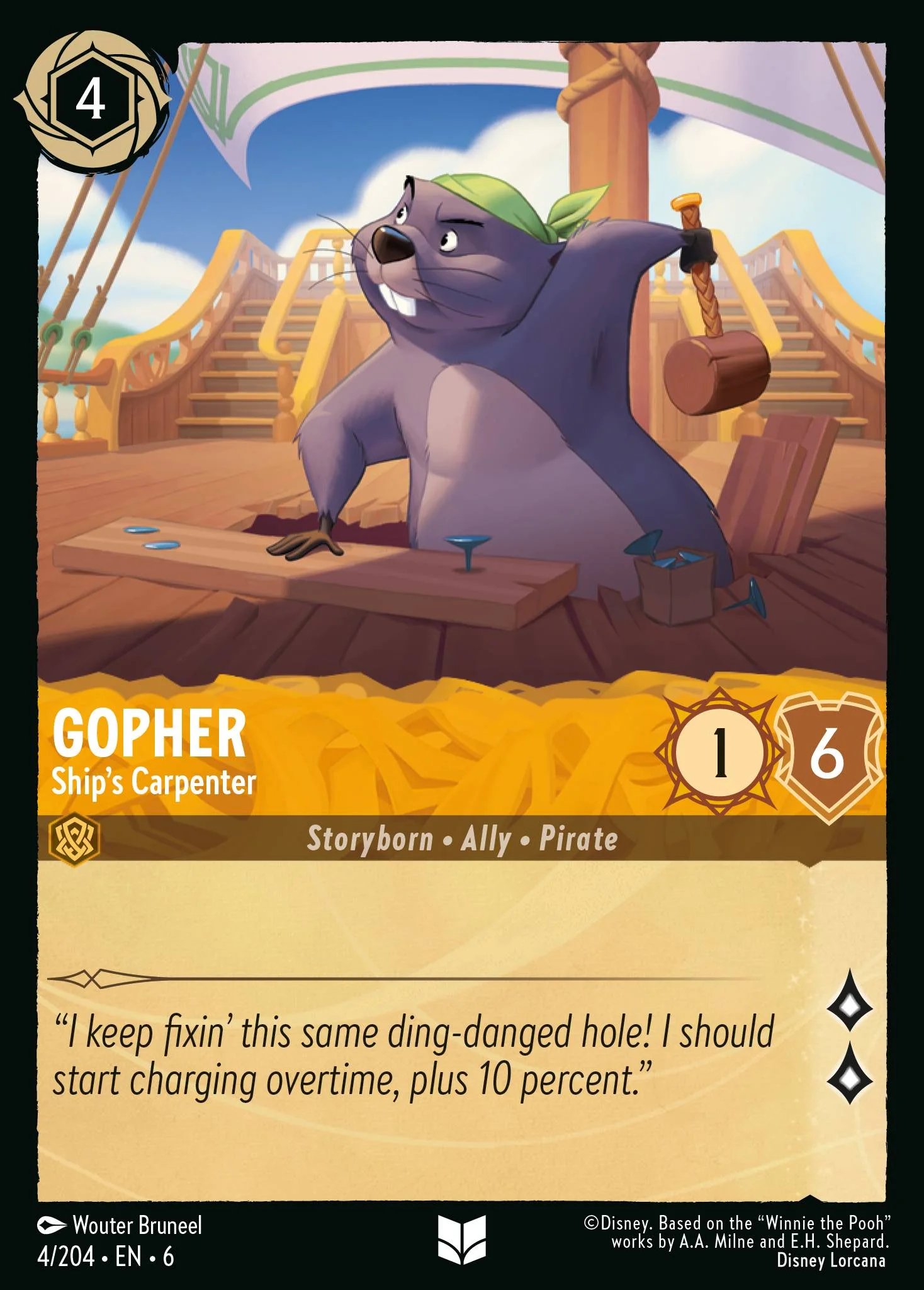 Gopher - Ship's Carpenter 4/204 from Azurite Sea