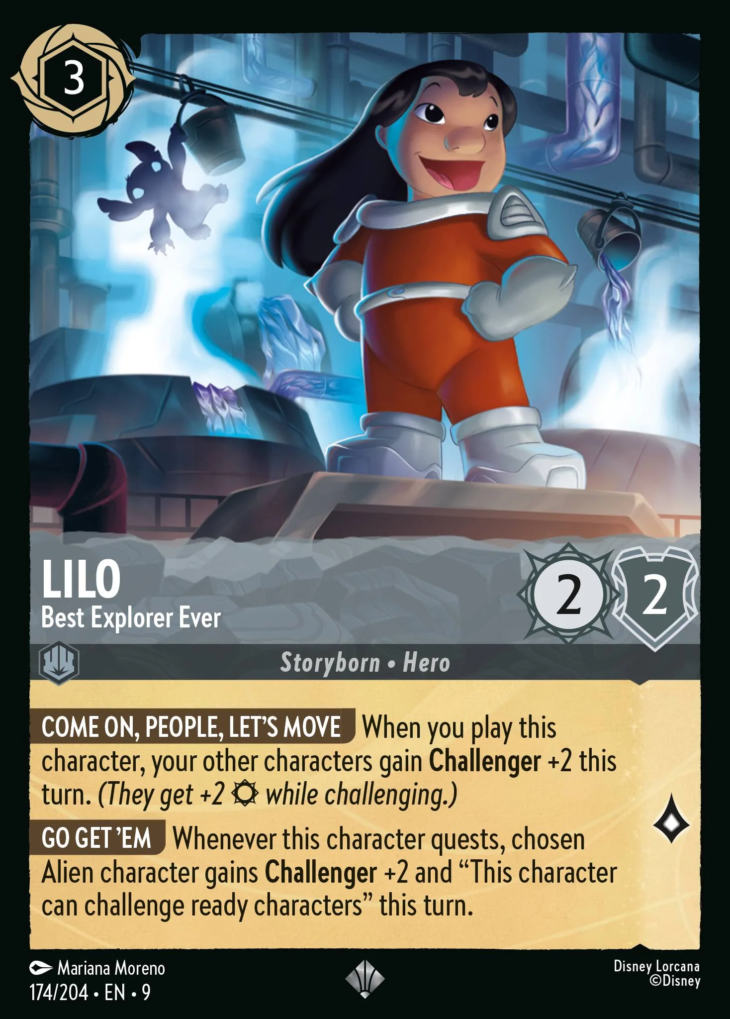 Lilo - Best Explorer Ever 174/204 from Fabled