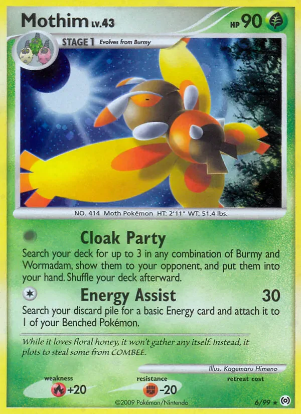 Mothim 6/99 from Arceus