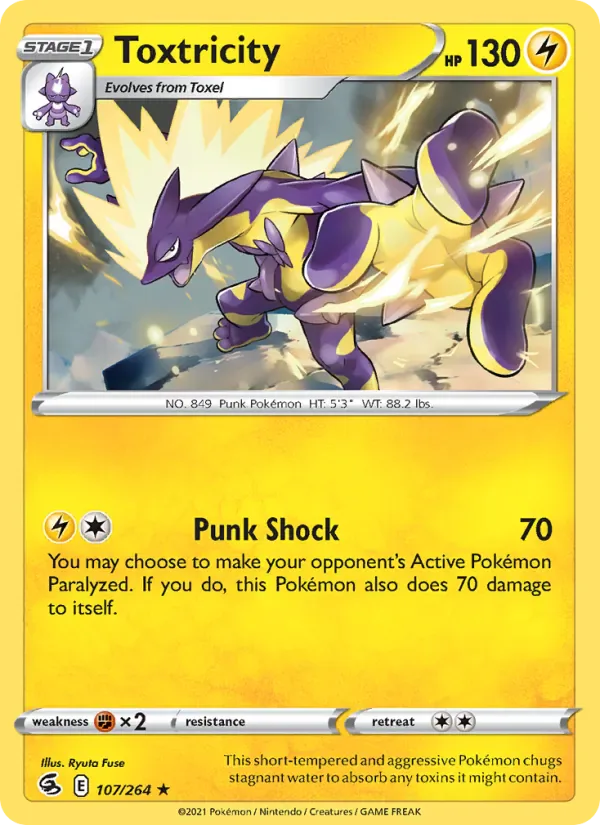 Toxtricity 107/264 from Fusion Strike
