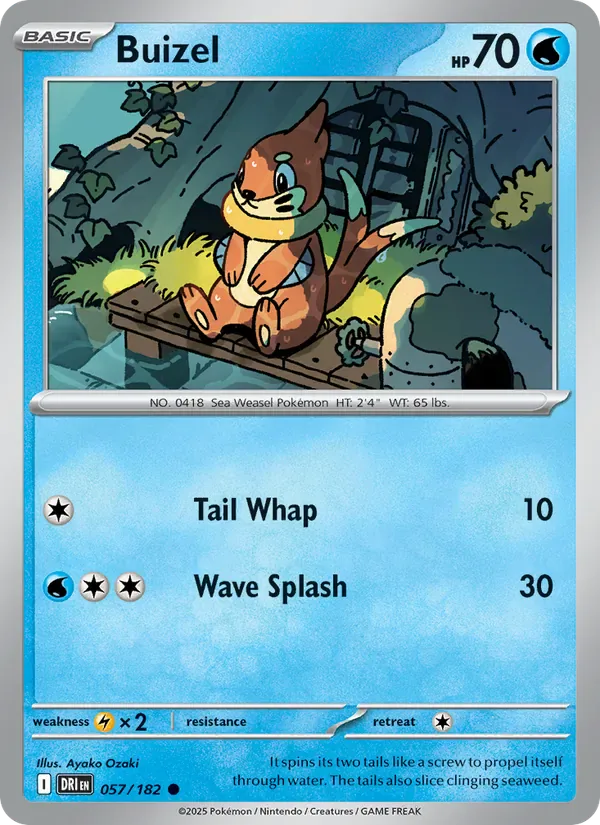 Buizel 057/182 from Destined Rivals