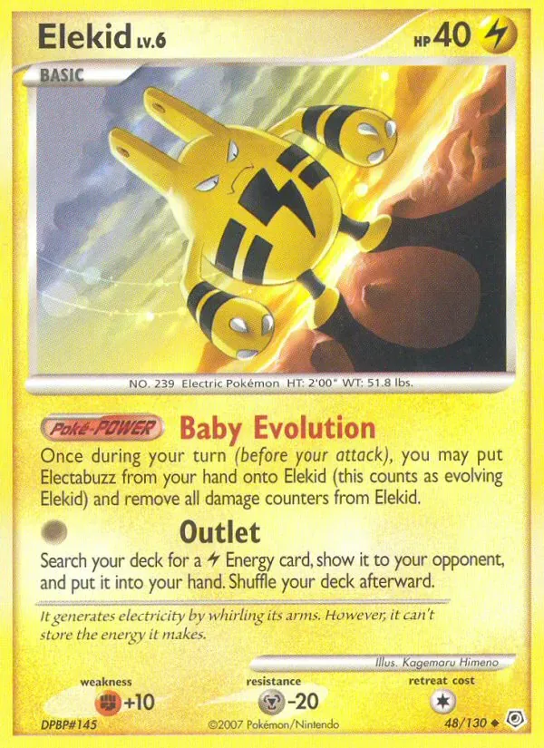 Elekid 48/130 from Diamond & Pearl