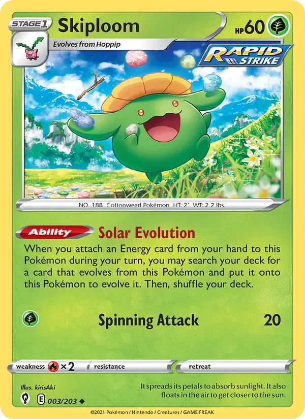 Skiploom 3/203 from Evolving Skies