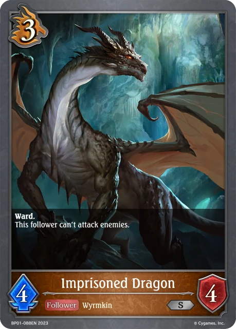 Imprisoned Dragon BP01-088EN Shadowverse: Evolve card