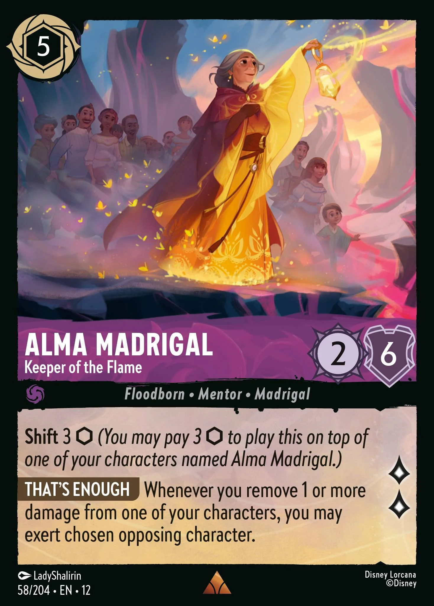 Alma Madrigal - Keeper of the Flame 58/204 from Wilds Unknown