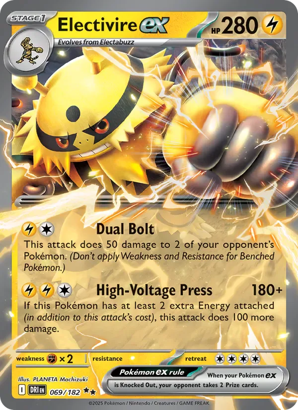 Electivire ex 069/182 from Destined Rivals