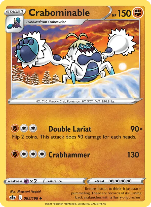 Crabominable 85/198 from Chilling Reign