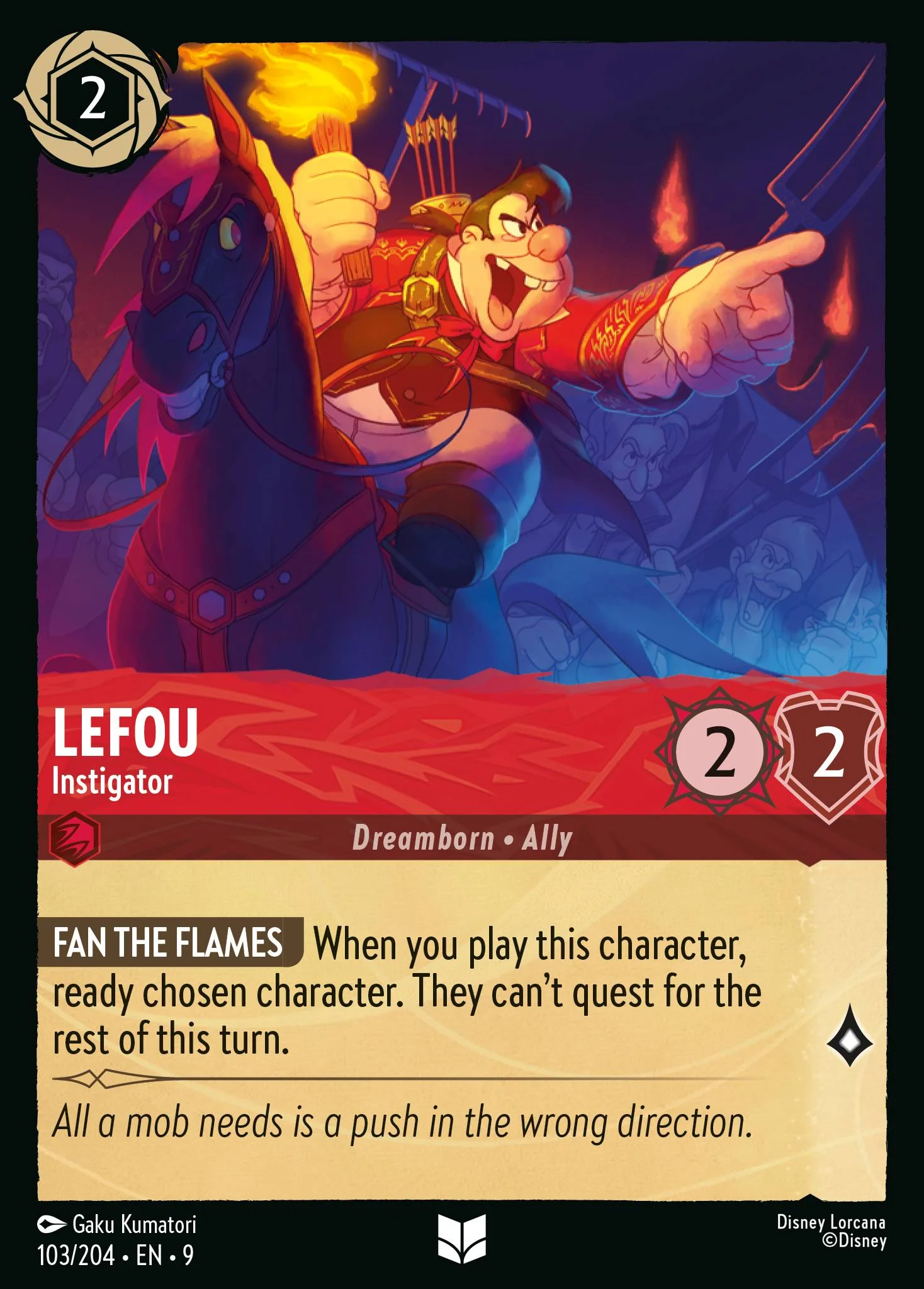 LeFou - Instigator 103/204 from Fabled