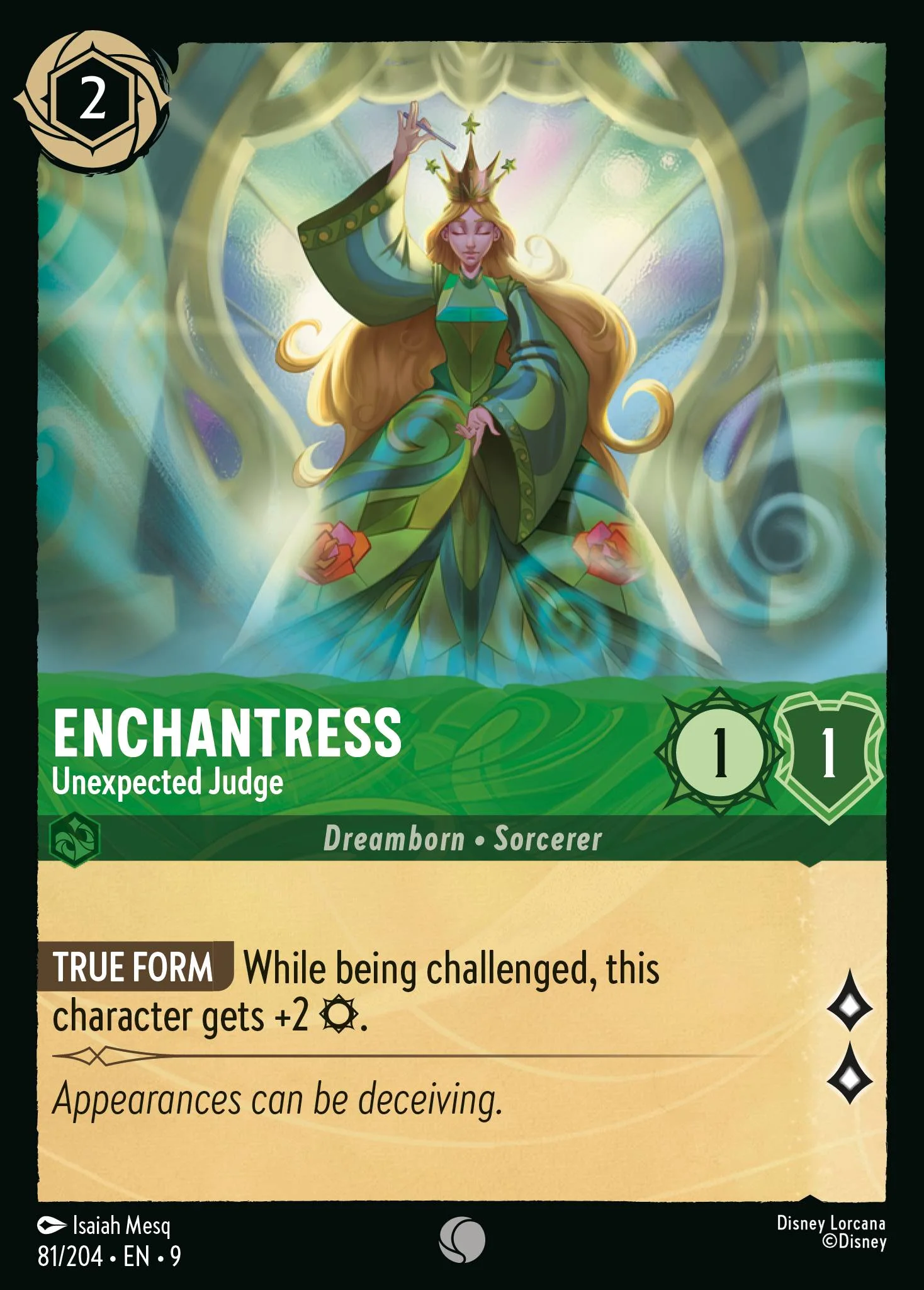 Enchantress - Unexpected Judge 81/204 from Fabled