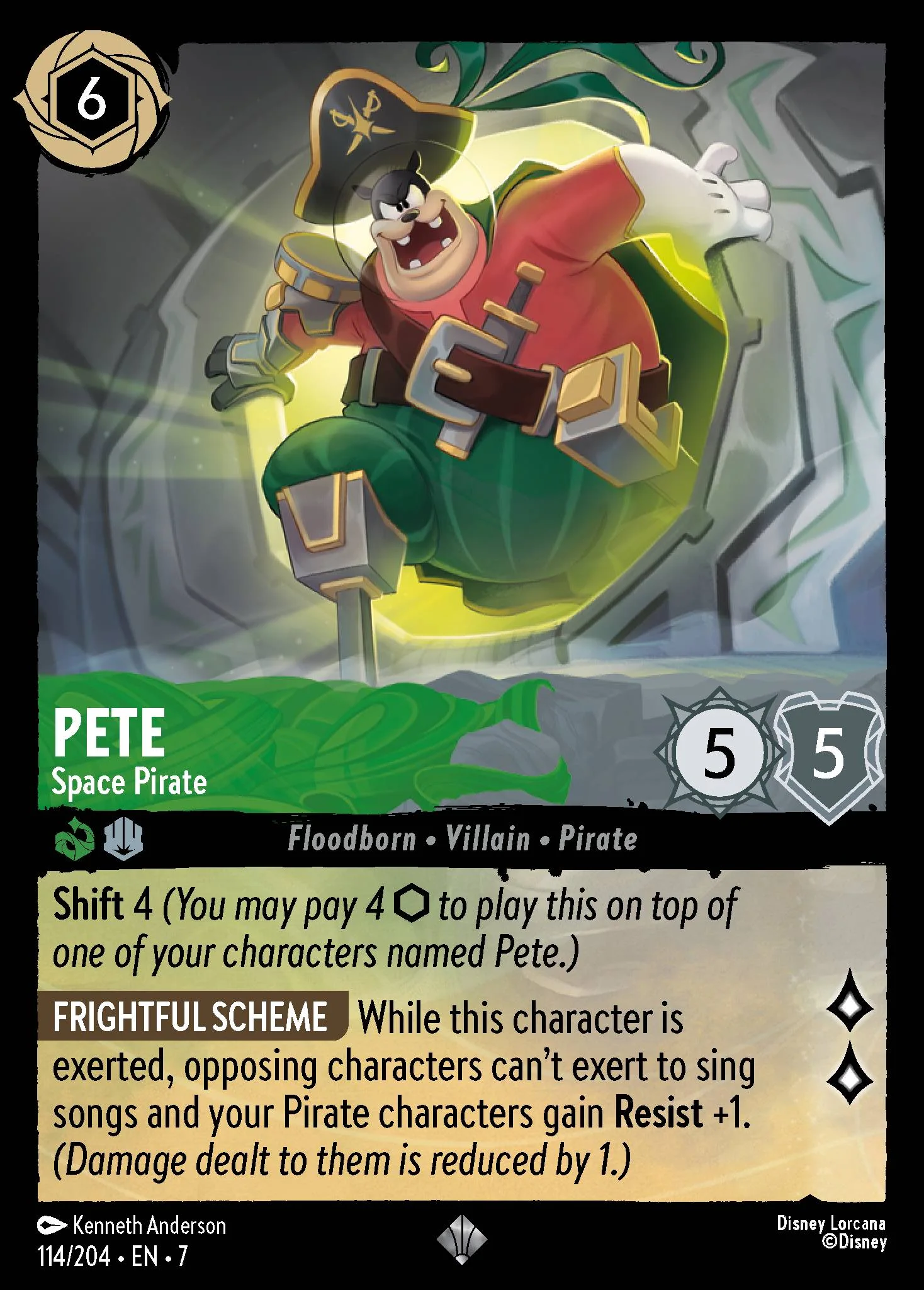 Pete - Space Pirate 114/204 from Archazia's Island