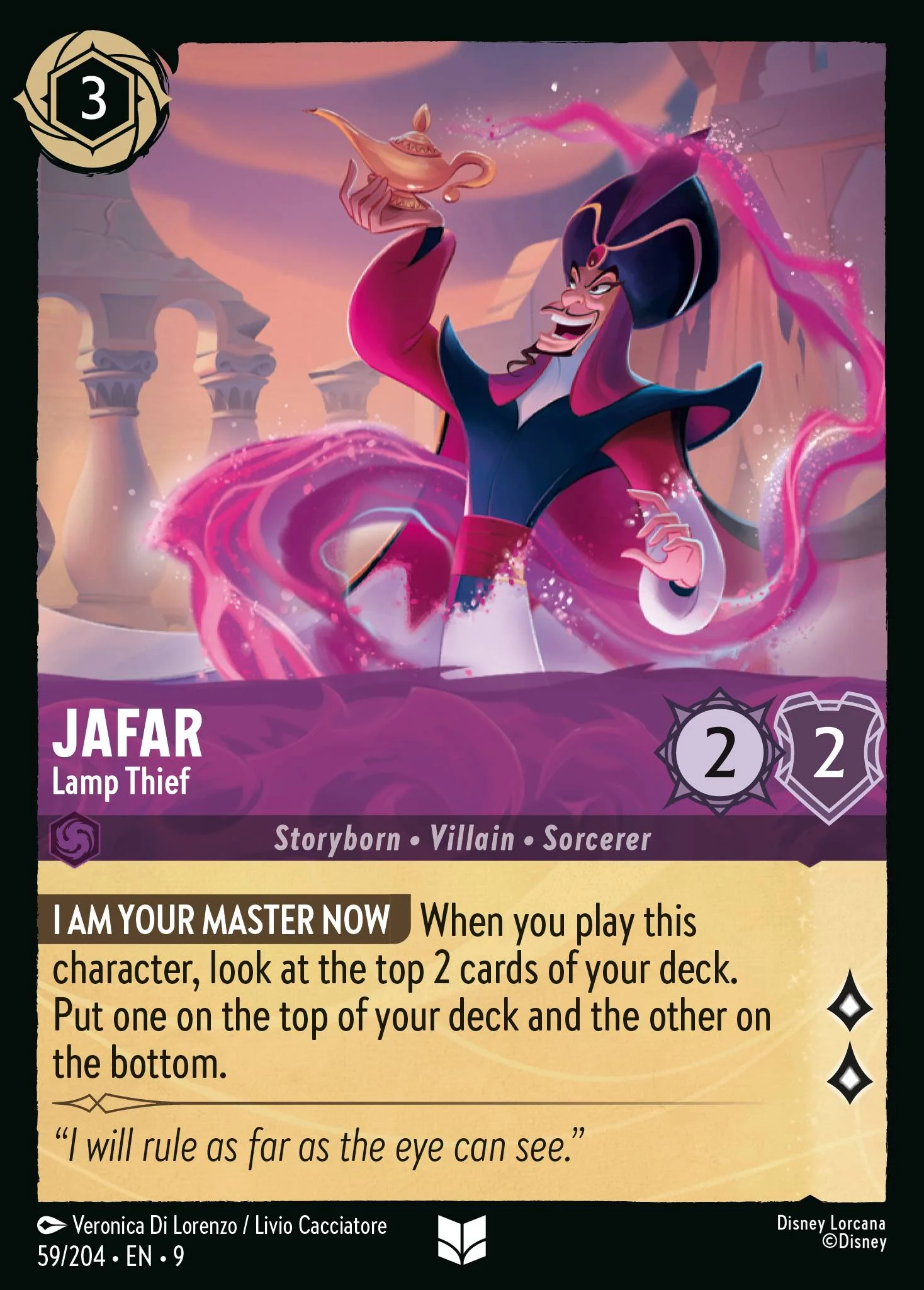 Jafar - Lamp Thief 59/204 from Fabled
