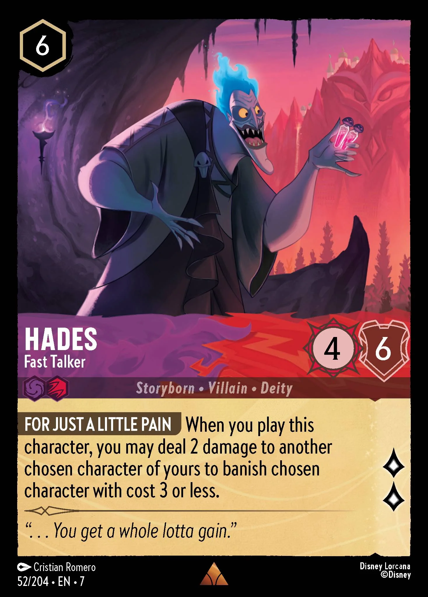 Hades - Fast Talker 52/204 from Archazia's Island