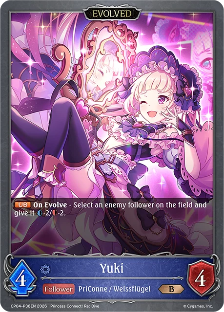 Yuki CP04-P38EN Shadowverse: Evolve card