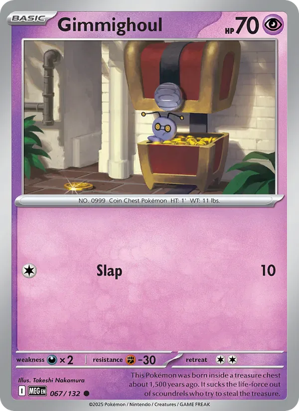 Gimmighoul 067/132 from Mega Evolution