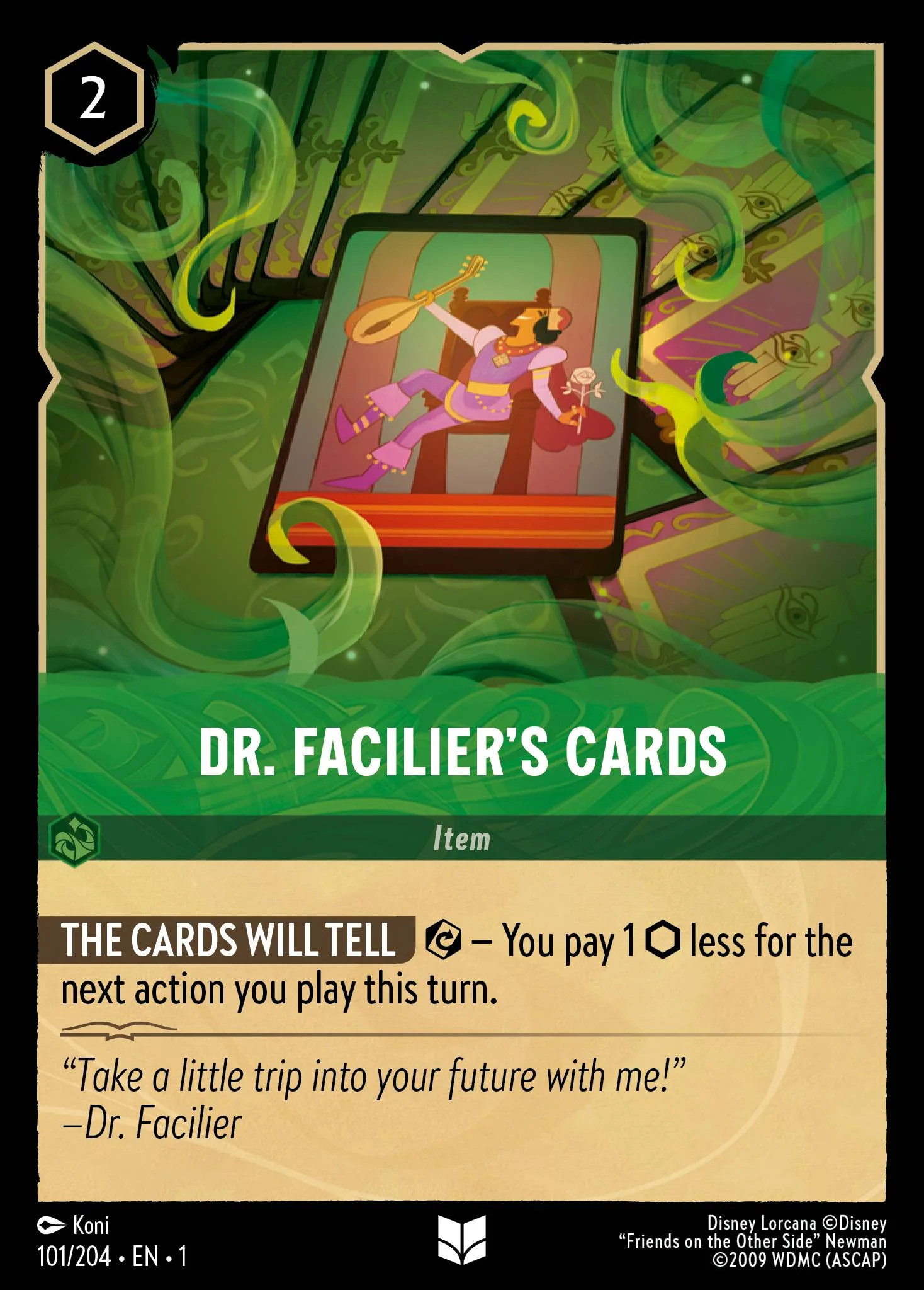 Dr. Facilier's Cards 101/204 from The First Chapter