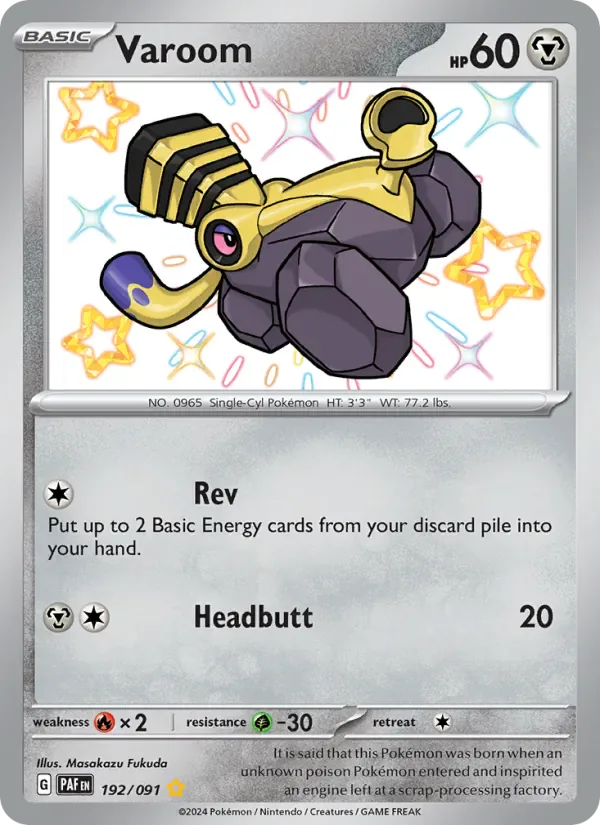 Varoom 192/91 from Paldean Fates